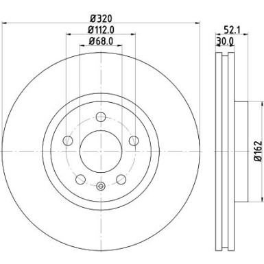 Bremsscheibe 8DD 355 129-231 Bremsscheibe 8DD 355 129-231
