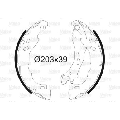 Bremsbackensatz 564157 Bremsbackensatz 564157