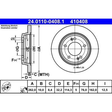 Bremsscheibe 24.0110-0408.1