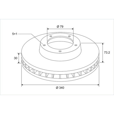 Bremsscheibe 672788 Bremsscheibe 672788