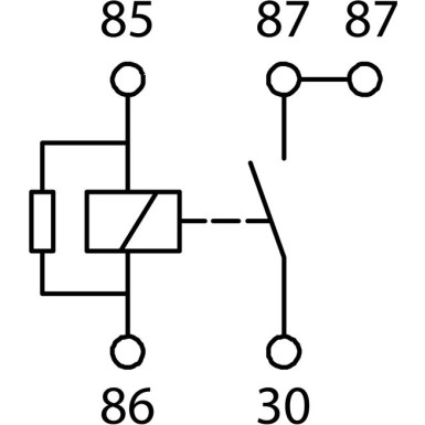 BOSCH Relais, Arbeitsstrom 0 986 AH0 204