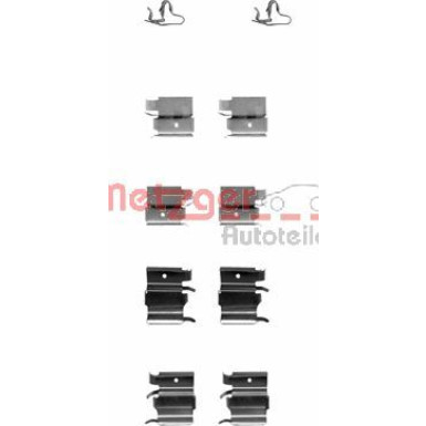 Metzger Zubehörsatz, Scheibenbremsbelag 109-1240