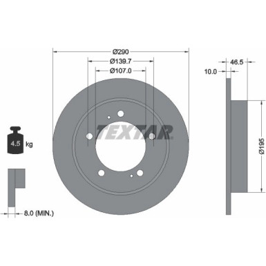 Bremsscheibe 92066003 Bremsscheibe 92066003