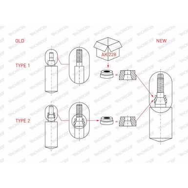 Stoßdämpfer MR260 Stoßdämpfer MR260