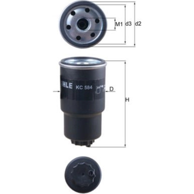 Kraftstofffilter KC 584 Kraftstofffilter KC 584