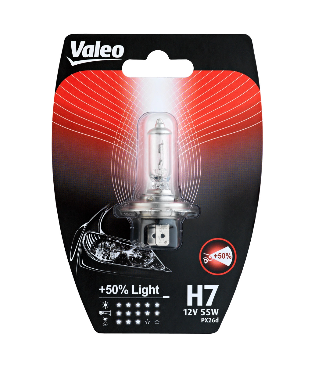 Valeo Glühlampe, Fernscheinwerfer +50% LIGHT 032518
