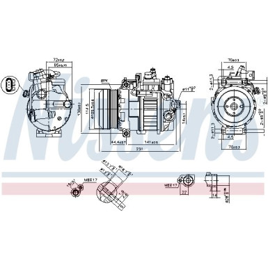 Kompressor, Klimaanlage 890552 Kompressor, Klimaanlage 890552