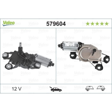 VALEO 404699 Scheibenwischermotor Hinten für SEAT Ibiza III Schrägheck (6L) ORIGINAL PART