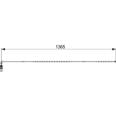 Warnkontakt, Bremsbelagverschleiß 1 987 474 583 Warnkontakt, Bremsbelagverschleiß 1 987 474 583
