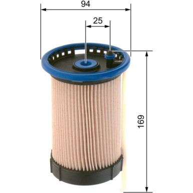Kraftstofffilter F 026 402 254