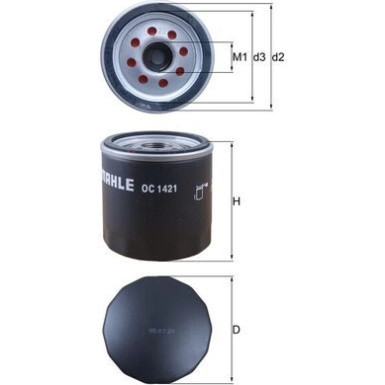 Knecht Ölfilter OC 1421