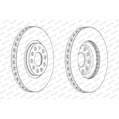 Bremsscheibe DDF2016C-1 Bremsscheibe DDF2016C-1