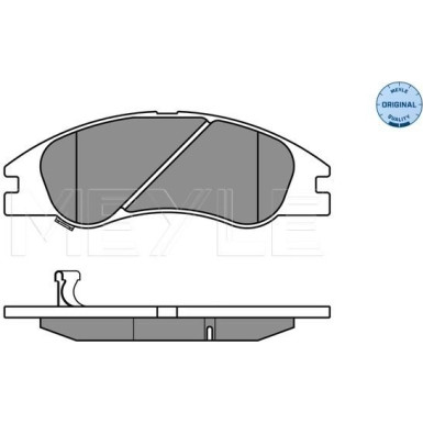 Meyle Bremsbelagsatz, Scheibenbremse MEYLE-ORIGINAL: True to OE 025 242 1817/W Meyle Bremsbelagsatz, Scheibenbremse MEYLE-ORIGINAL: True to OE 025 242 1817/W