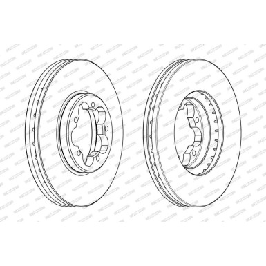 Bremsscheibe DDF2469 Bremsscheibe DDF2469