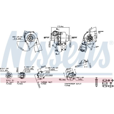 Nissens Turbolader 93257