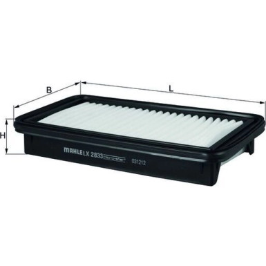 Knecht Luftfilter LX 2833
