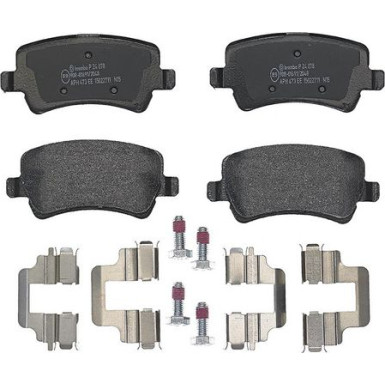 Brembo Bremsbelagsatz, Scheibenbremse PRIME LINE P 24 078 Brembo Bremsbelagsatz, Scheibenbremse PRIME LINE P 24 078