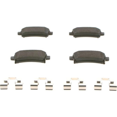 BOSCH Bremsbelagsatz, Scheibenbremse 0 986 424 124 BOSCH Bremsbelagsatz, Scheibenbremse 0 986 424 124