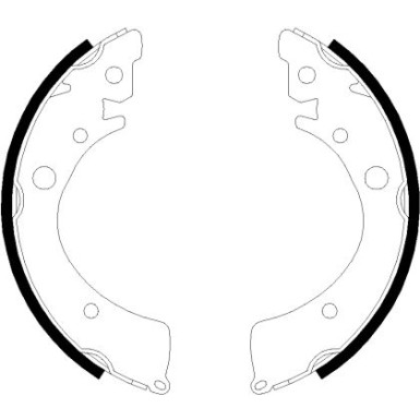 Hella Bremsbackensatz 8DB 355 001-651
