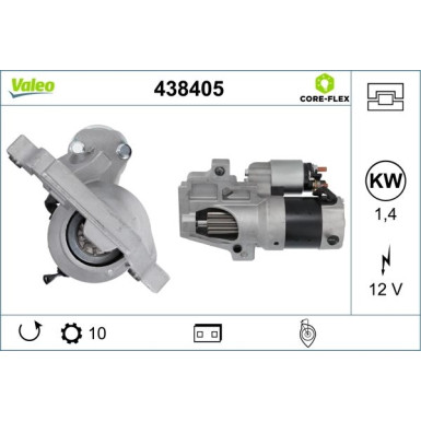 Valeo Starter VALEO CORE-FLEX 438405