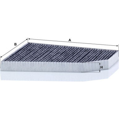 MANN-FILTER CUK 33 007 Innenraumfilter, Aktivkohlefilter MANN-FILTER CUK 33 007 Innenraumfilter, Aktivkohlefilter