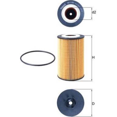 Ölfilter OX 1161D Ölfilter OX 1161D