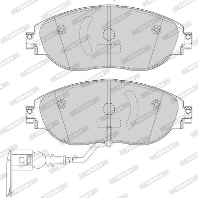 Ferodo Bremsbelagsatz, Scheibenbremse PREMIER ECO FRICTION FDB4425 Ferodo Bremsbelagsatz, Scheibenbremse PREMIER ECO FRICTION FDB4425