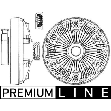 Mahle Kupplung, Kühlerlüfter BEHR Premium Line CFC 229 000P