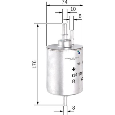 Kraftstofffilter F 026 403 003 Kraftstofffilter F 026 403 003