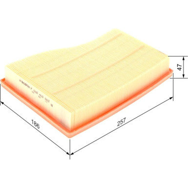Luftfilter F 026 400 593 Luftfilter F 026 400 593