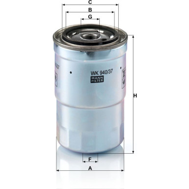 Kraftstofffilter WK 940/37 X