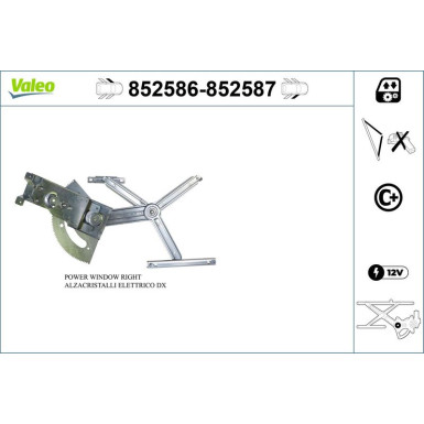 Valeo Fensterheber 852586