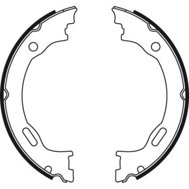 Bremsbackensatz, Feststellbremse GS8475 Bremsbackensatz, Feststellbremse GS8475