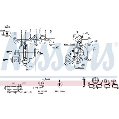 Nissens Turbolader 93356