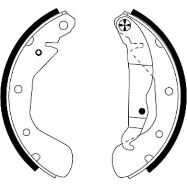 Bremsbackensatz 91044900