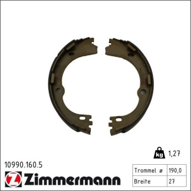 Bremsbackensatz 10990.160.5 Bremsbackensatz 10990.160.5