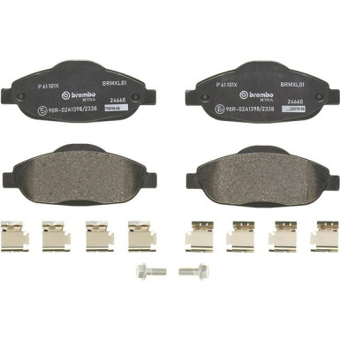 Brembo Bremsbelagsatz, Scheibenbremse XTRA LINE P 61 101X Brembo Bremsbelagsatz, Scheibenbremse XTRA LINE P 61 101X