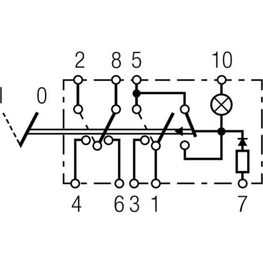 Hella Warnblinkschalter 6HH 007 832-301