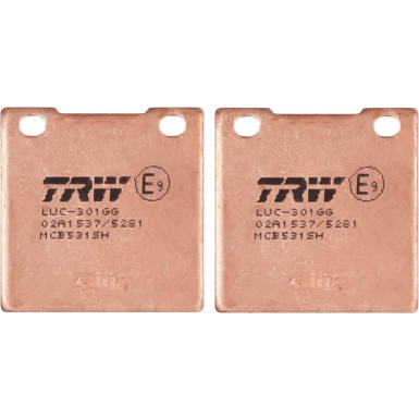 TRW Bremsbelagsatz, Scheibenbremse Sinter Street MCB531SH