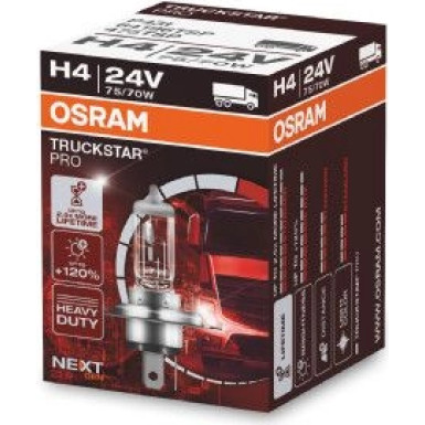 Osram Glühlampe, Fernscheinwerfer Truckstar® PRO H4 Faltschachtel Truckstar® PRO (Next Gen) 64196TSP