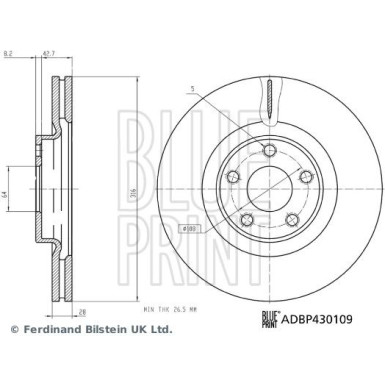 Bremsscheibe ADBP430109 Bremsscheibe ADBP430109