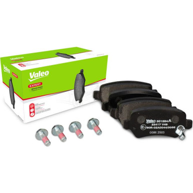 Valeo Bremsbelagsatz, Scheibenbremse EXPERT 301584A Valeo Bremsbelagsatz, Scheibenbremse EXPERT 301584A