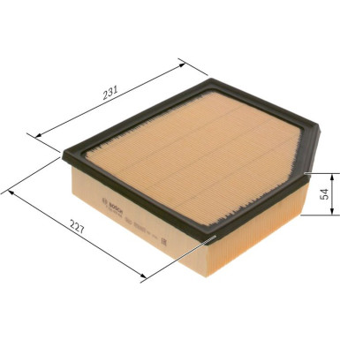 BOSCH F 026 400 456 Luftfilter BOSCH F 026 400 456 Luftfilter
