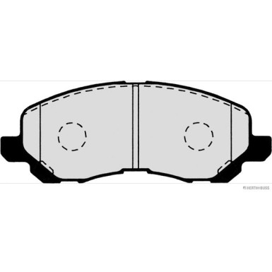 Herth+Buss Jakoparts Bremsbelagsatz, Scheibenbremse J3605046