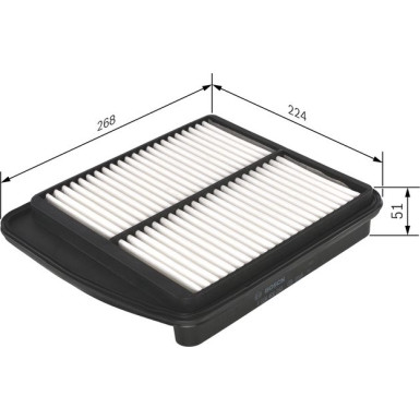 BOSCH F 026 400 293 Luftfilter BOSCH F 026 400 293 Luftfilter