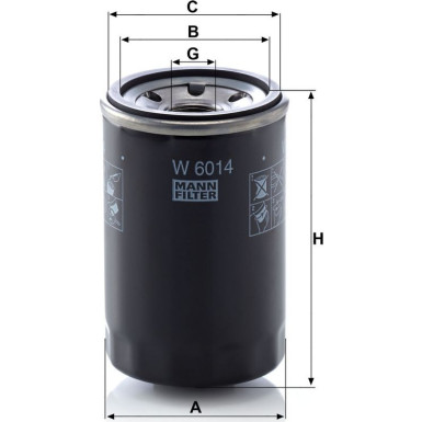 Ölfilter W 6014 Ölfilter W 6014