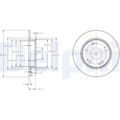 Bremsscheibe BG4118C Bremsscheibe BG4118C