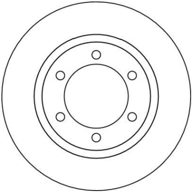 TRW Bremsscheibe DF4115 TRW Bremsscheibe DF4115
