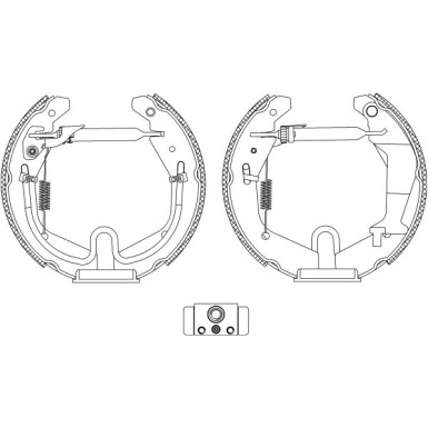 Bremsbackensatz 84065200 Bremsbackensatz 84065200