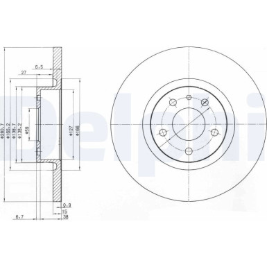 Bremsscheibe BG3420 Bremsscheibe BG3420